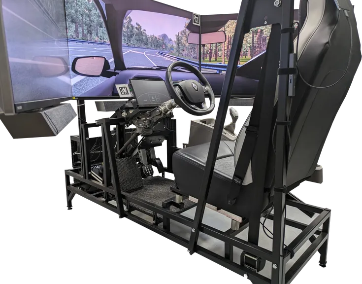 Simrig from the left side